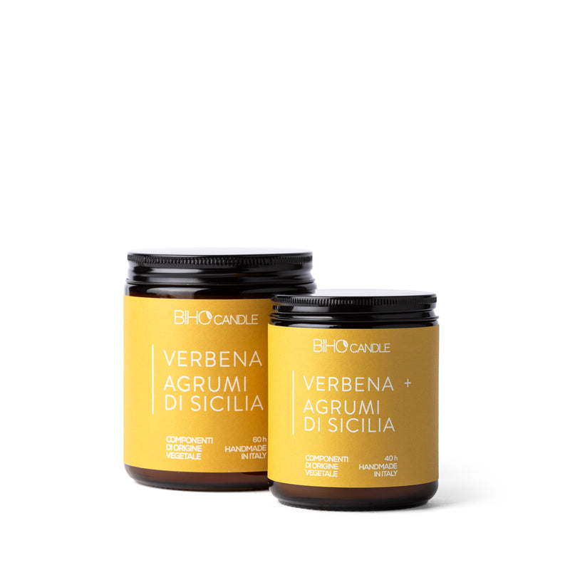 BIHO Candle | Verbena + Agrumi di Sicilia